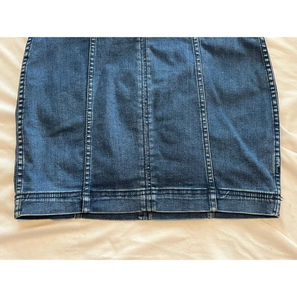 Free People Blue Denim Mini Skirt - Picture 5 of 9